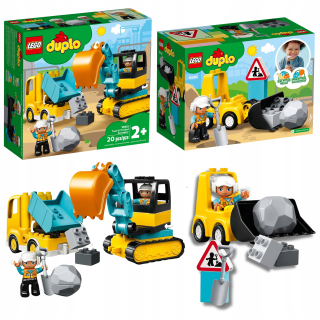 LEGO Duplo 10931 Nákladné a pásové rýpadlo